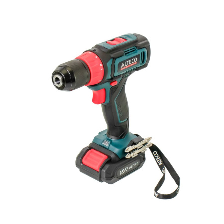 Изображение аккумуляторная дрель шуруповёрт alteco cd 16-28 (16 в / li-ion / 28 н·м)