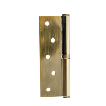 Изображение петля нора-м 750-5"-120х80х2,5-ab-l (бронза) левая (20/100)