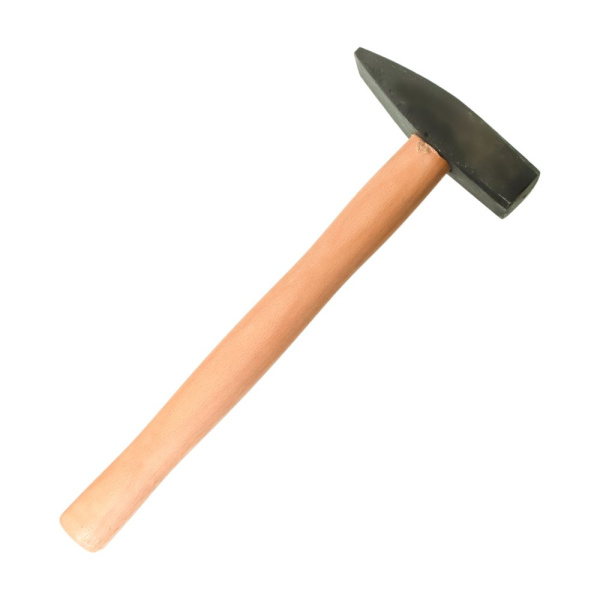 Изображение молоток слесарный с деревянной рукояткой "мастер" 600 гр 6/36