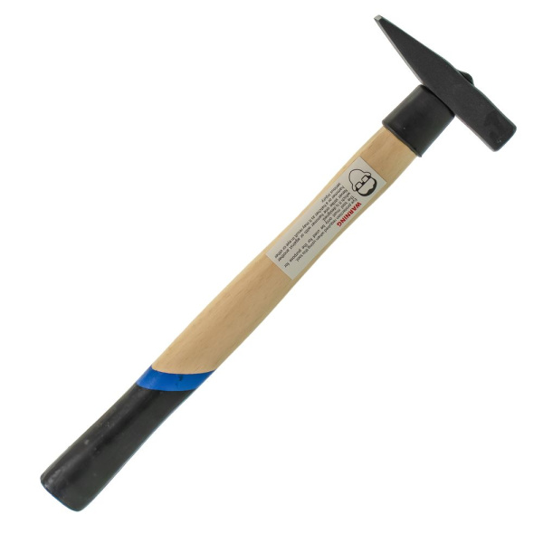Изображение молоток слесарный с деревянной рукояткой vertextools (вертекс) 100 гр, кв.б. /12/ 120