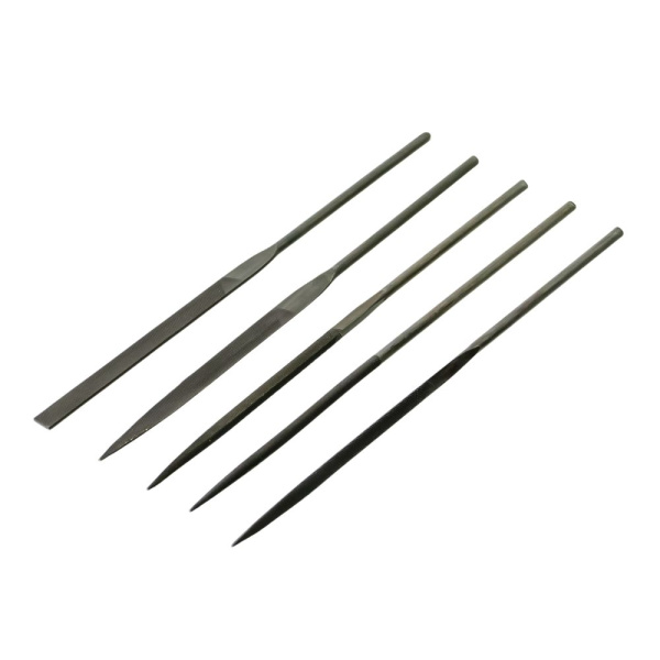 Изображение набор надфилей, 5 пр., 3*140 мм (hobbi) 1/20