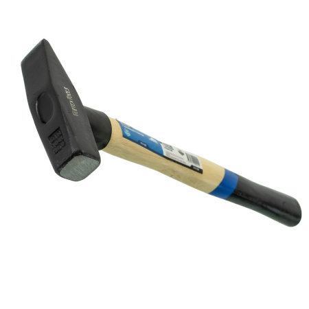 Изображение молоток слесарный с деревянной рукояткой vertextools (вертекс) 500 гр, кв.б. 36 / 6