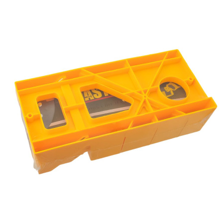 Изображение стусло пластмассовое с пилой, 300*100 мм большое "мастер"