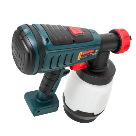 Изображение аккумуляторный краскопульт alteco solo csg 21-1000 bl бесщеточный, 21 в / 3 а·ч
