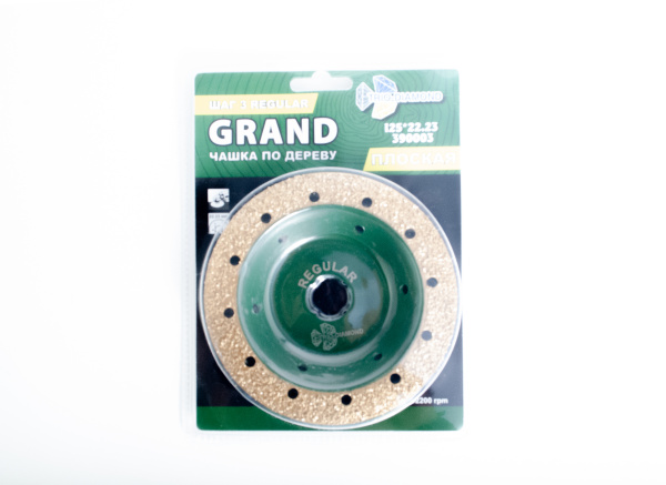 Изображение альфа-диск чашка 125 по дереву плоская grand шаг 3 regular trio-diamond 390003