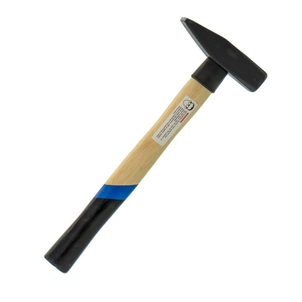 Изображение молоток слесарный с деревянной рукояткой vertextools (вертекс) 500 гр, кв.б. 36 / 6